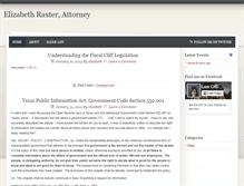 Tablet Screenshot of elizabethraxter.com
